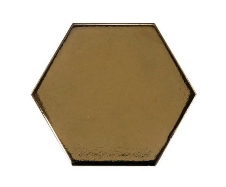 Metallica Gold Hexagon Tile Dune