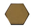 Metallica Gold Hexagon Tile Dune