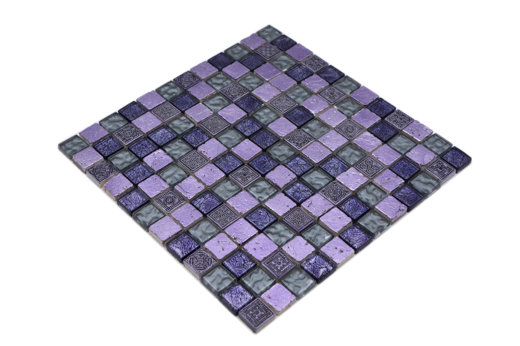 Purple Nayade Mosaic 30 x 30cm - Luxury Tiles UK