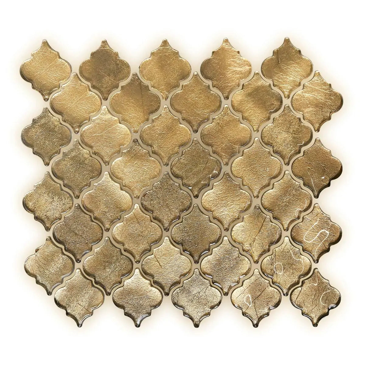 Scallop Gold Shell Mosaic Tile – Luxury Tiles UK