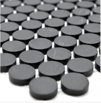 Charcoal Penny Mosaic  Floor & Wall Tile Luxury Tiles