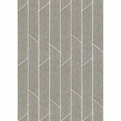 Ashen Chevron Wood Effect Floor and Wall Tile 80 x 400 mm