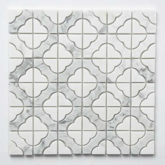 Aurora White Marble Stone Wall and Floor Tile - Luxury Tiles UK