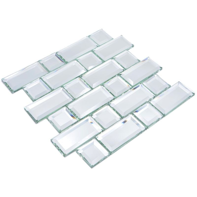 Mirror Glass Mix Mosaic Tile 298x298mm