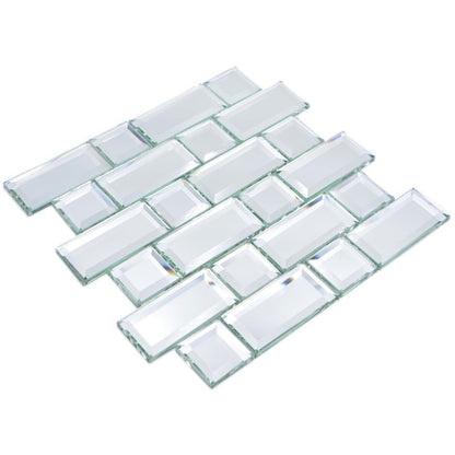 Mirror Glass Mix Mosaic Tile 298x298mm