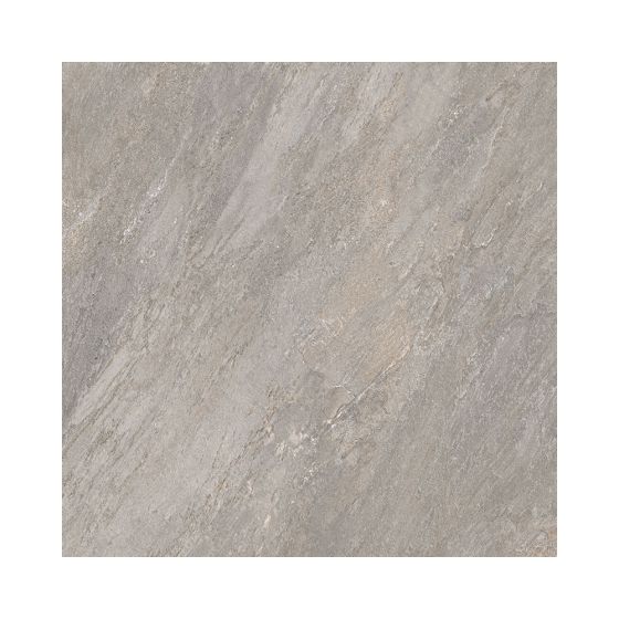 Cuyo Grey Stone Effect Rectified Porcelain Floor Tile - 600mm x 600mm - Luxury Tiles UK