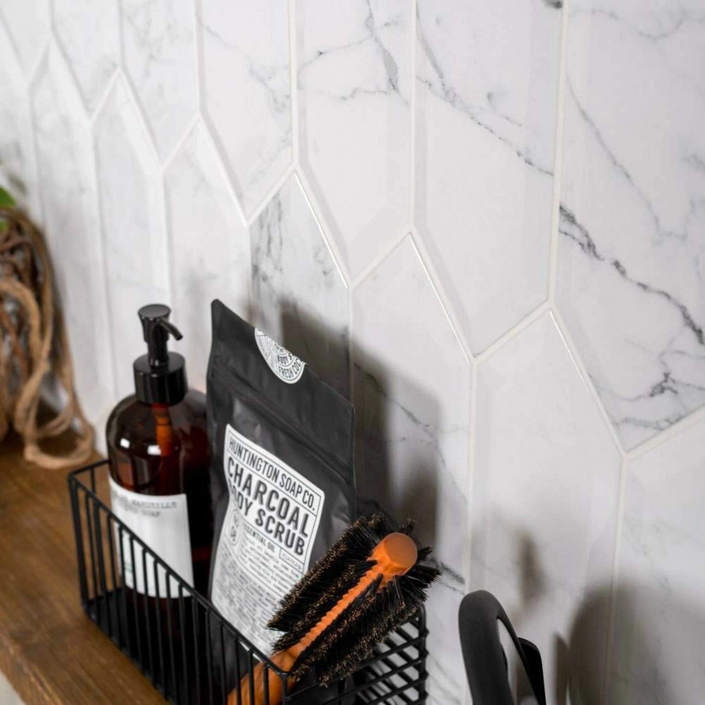 Concorde Marble Effect Wall Tile Gloss 300x100mm
