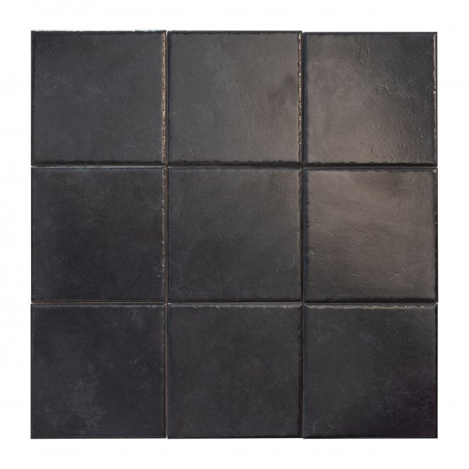 Slate Black Square Mosaic Tile - Luxury Tiles UK