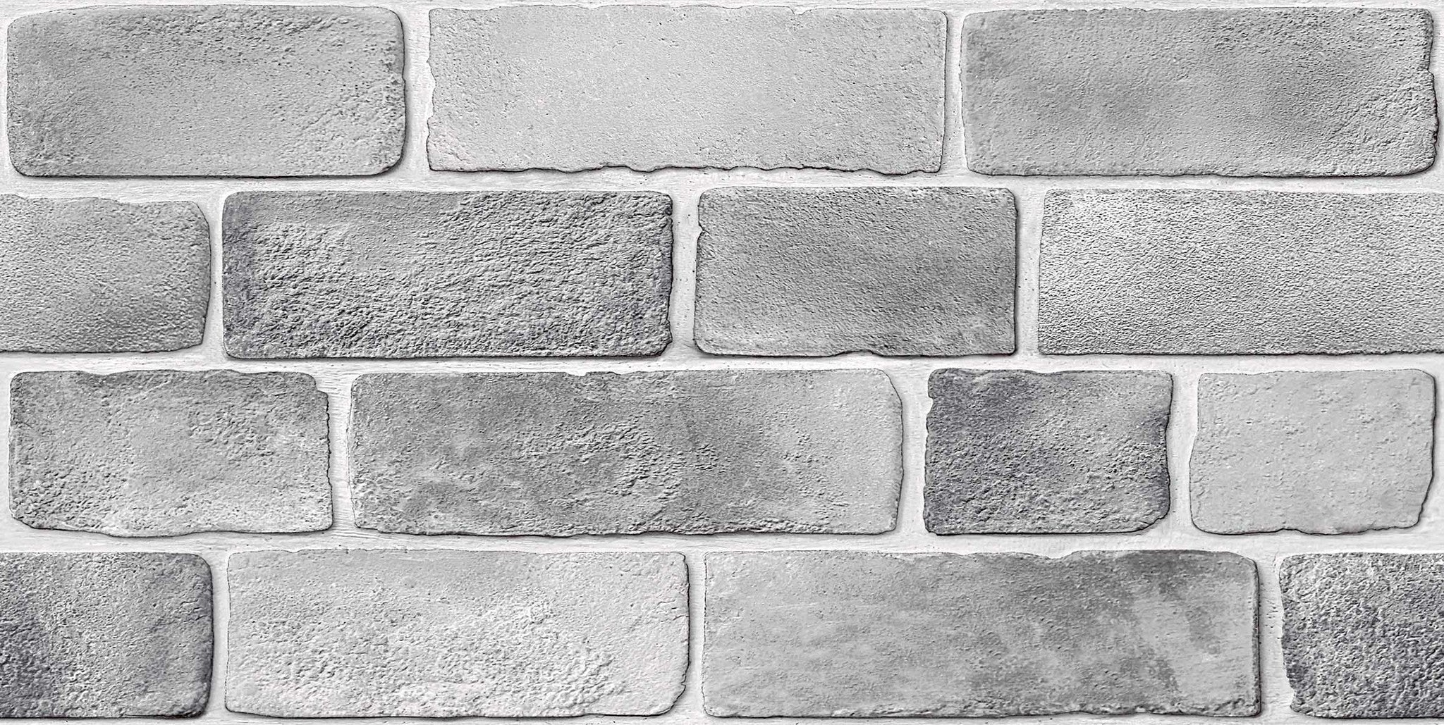 Grey Masonary Brick Stone Slip Effect Tiles 300x600mm