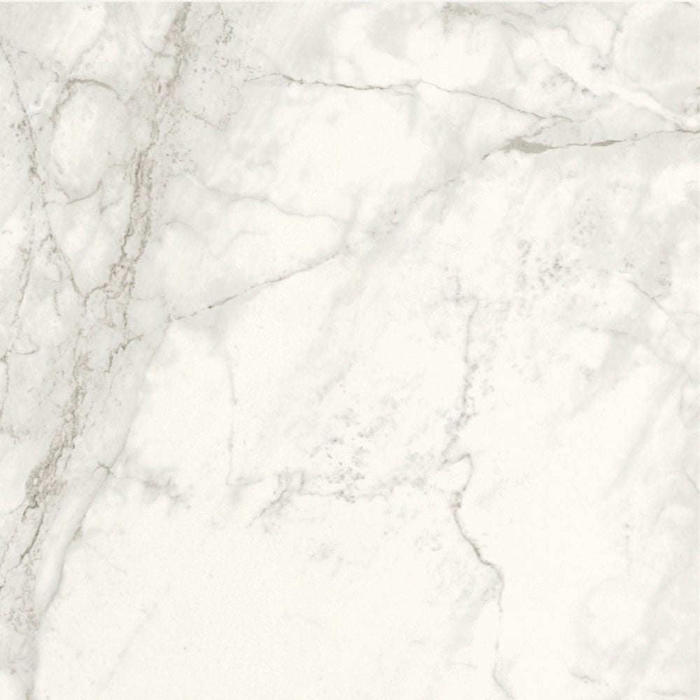 Brouille White Marble Effect 60x60 Polished Tiles - Luxury Tiles UK