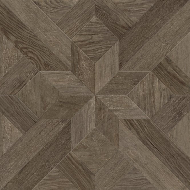 Parquet Dark Oak 600x600mm Tile - Luxury Tiles UK