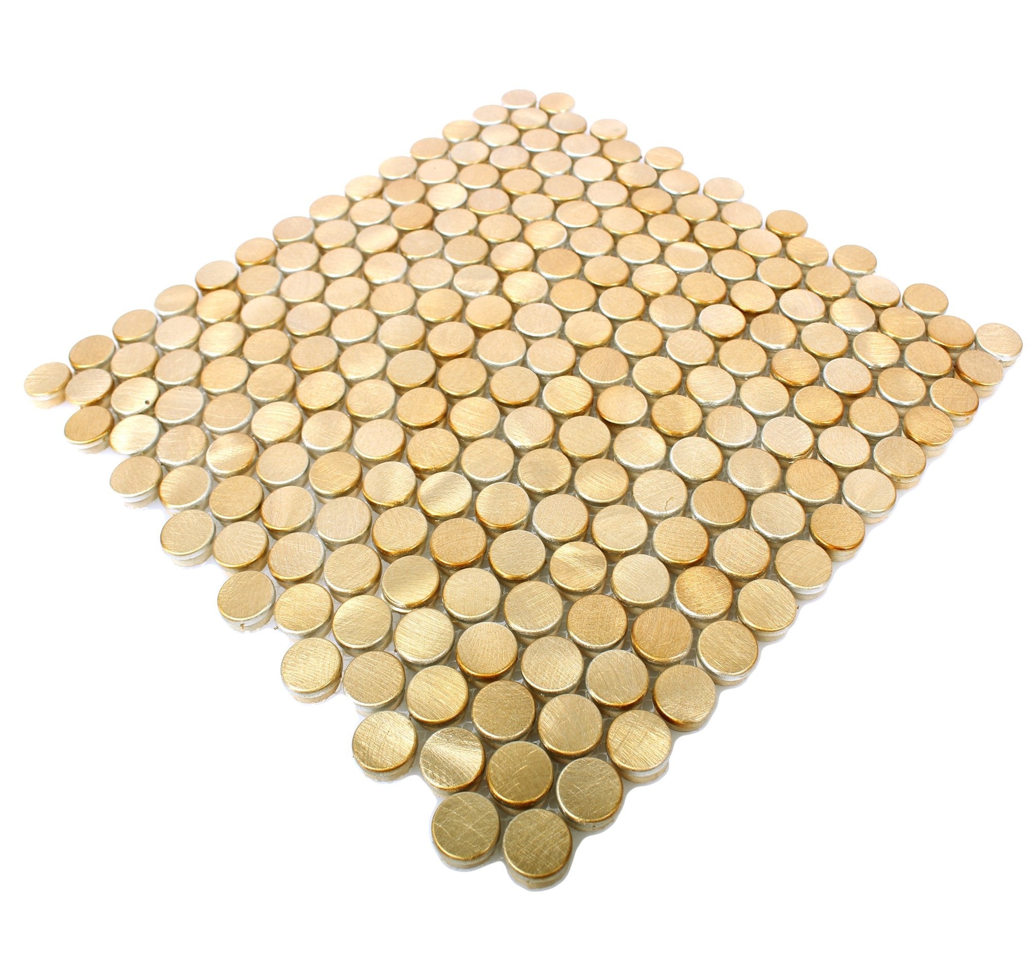 button gold mosaic