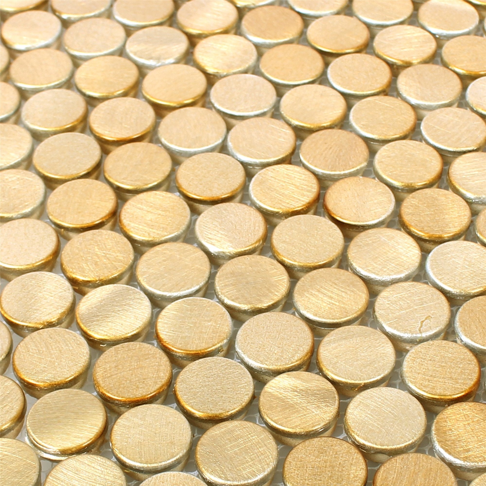 button gold mosaic