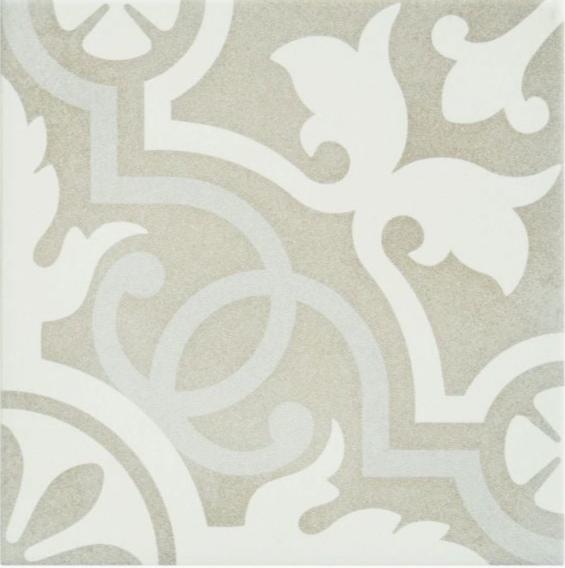 Victorian Soft Beige Pattern Tile - Luxury Tiles UK