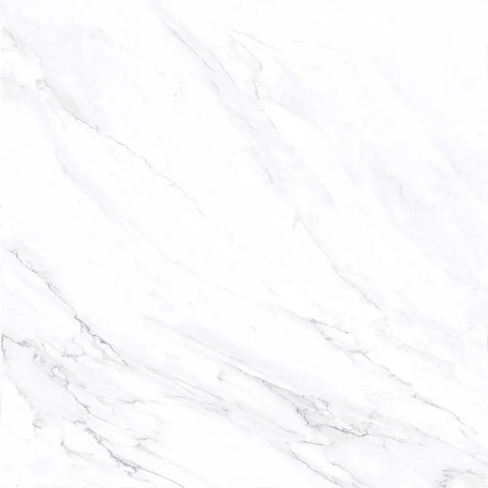 Calacatta Blanco Marble effect Matt Porcelain tile 800x800mm - Luxury Tiles UK