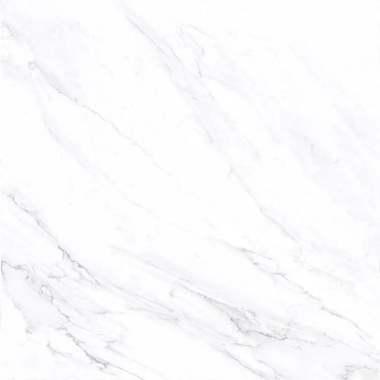 Calacatta Blanco Marble effect Matt Porcelain tile 800x800mm