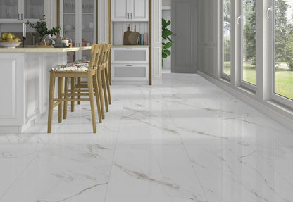 Honey Gold Marble Effect 60x60cm Tile Luxury Tiles