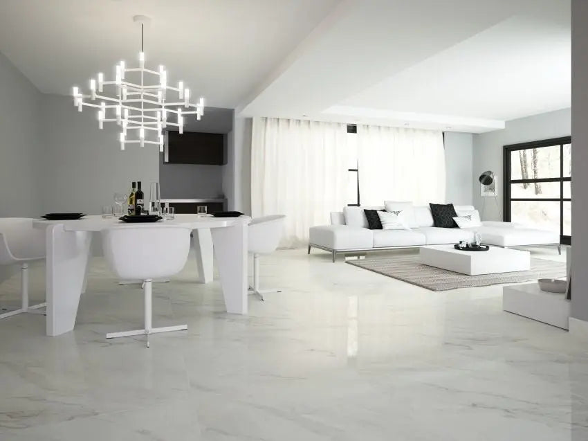 Blanco Marble Matt Effect 60x60cm tile Luxury Tiles