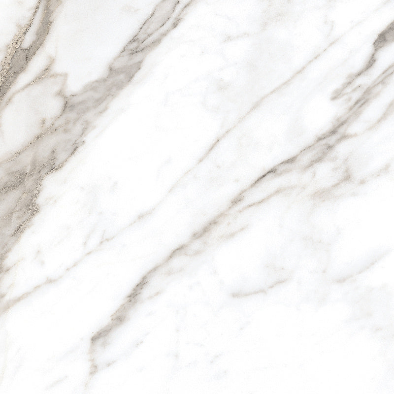 Natural Calacatta Marble Effect Polished Porcelain 60x60cm Wall and Floor Tile - Luxury Tiles UK