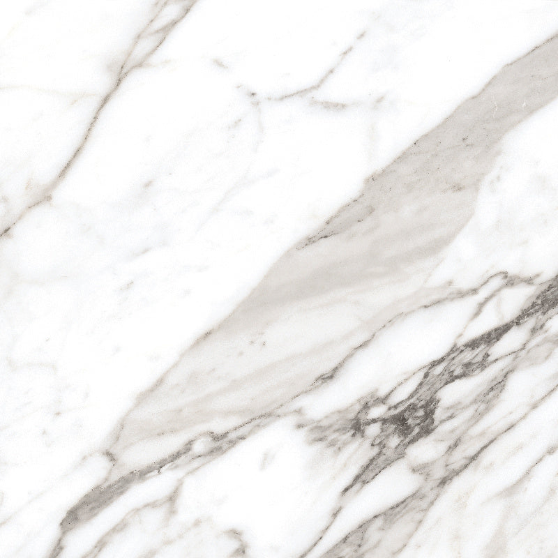 Natural Calacatta Marble Effect Polished Porcelain 60x60cm Wall and Floor Tile - Luxury Tiles UK