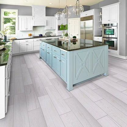 Cambridge Silver Porcelain Wood Effect 589 x 153 mm Tile