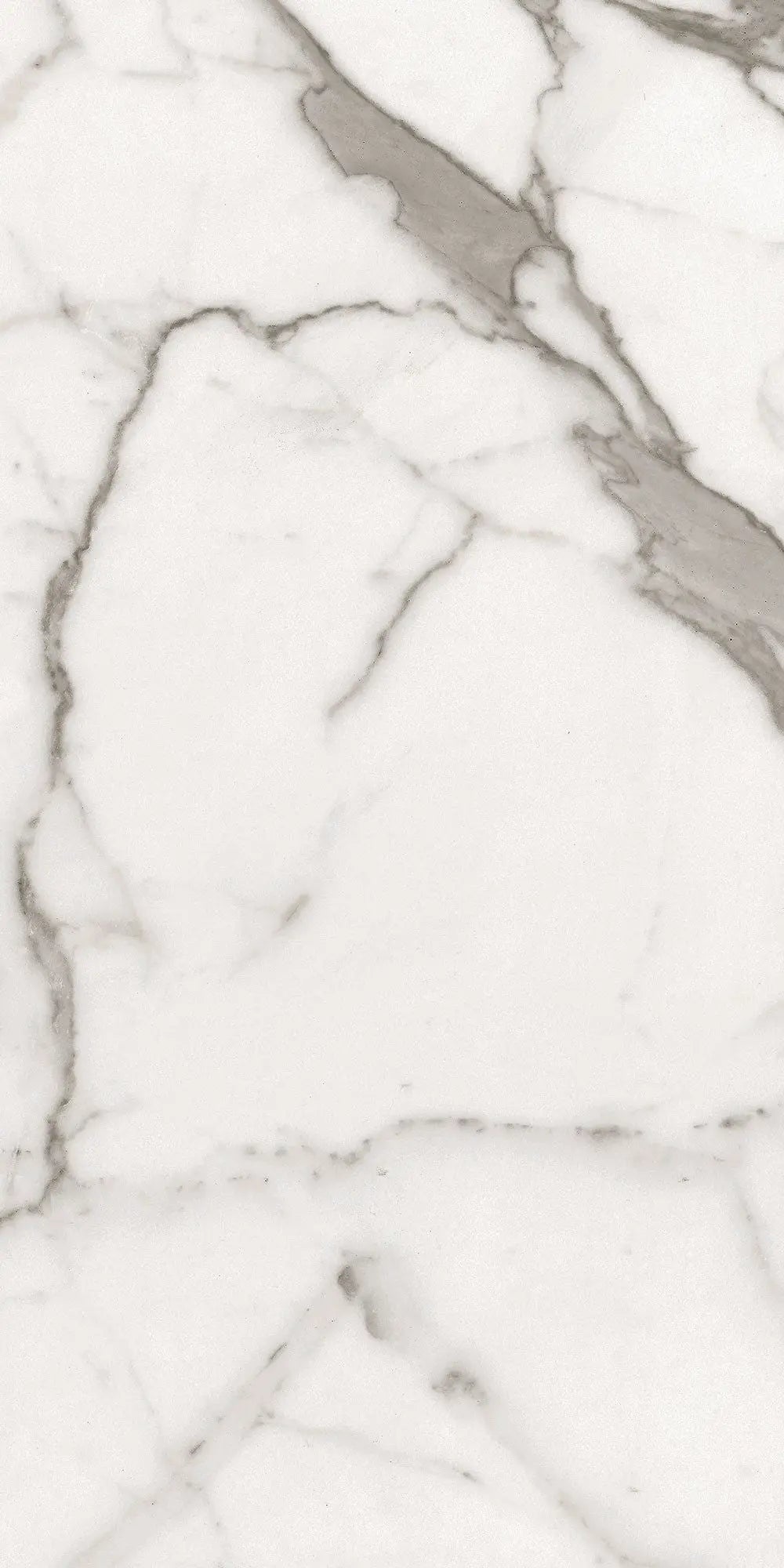 Verona Carrara Polished Marble effect Wall and Floor Tile 60x30cm Verona