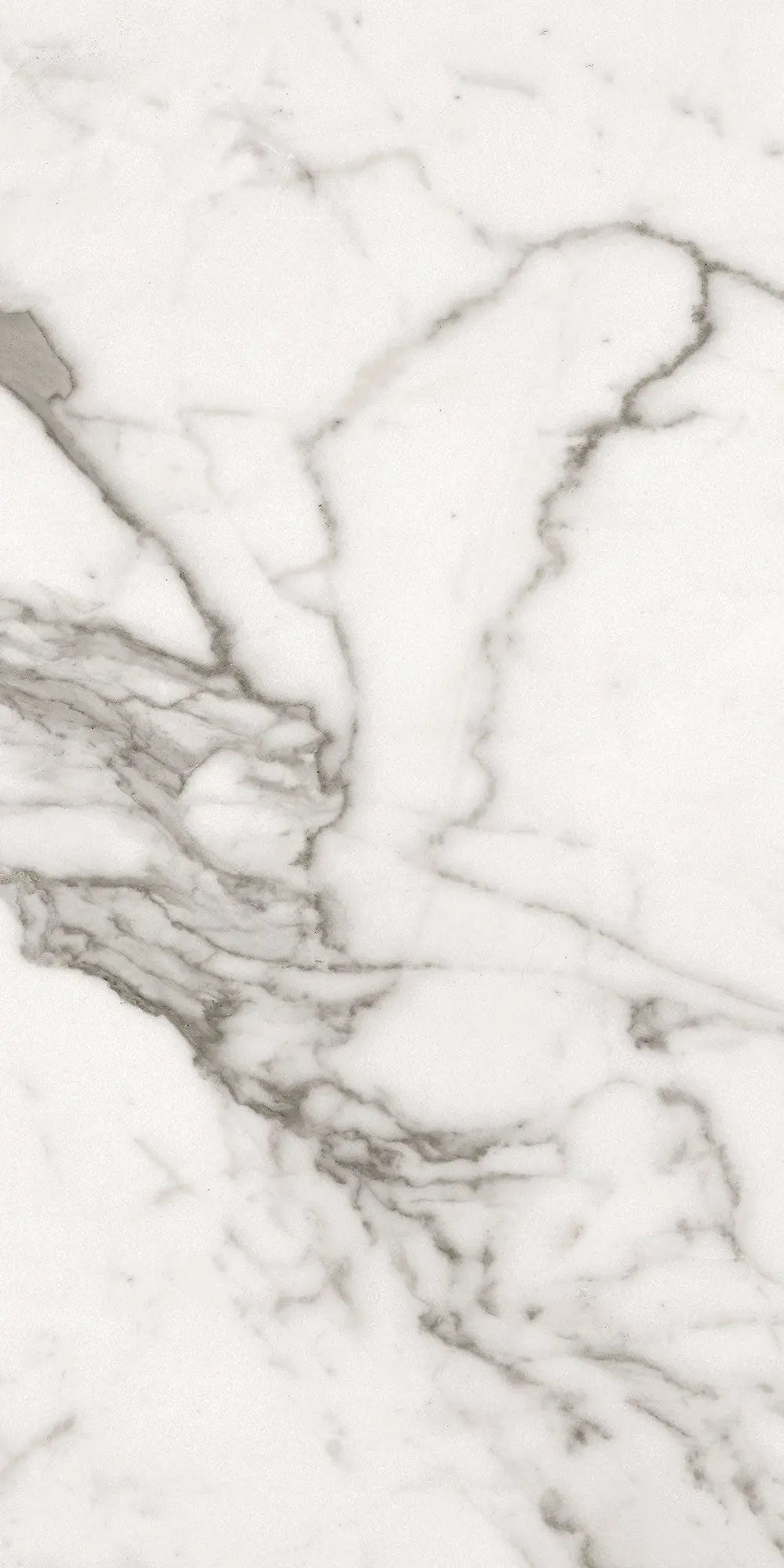 Verona Carrara Polished Marble effect Wall and Floor Tile 60x30cm Verona