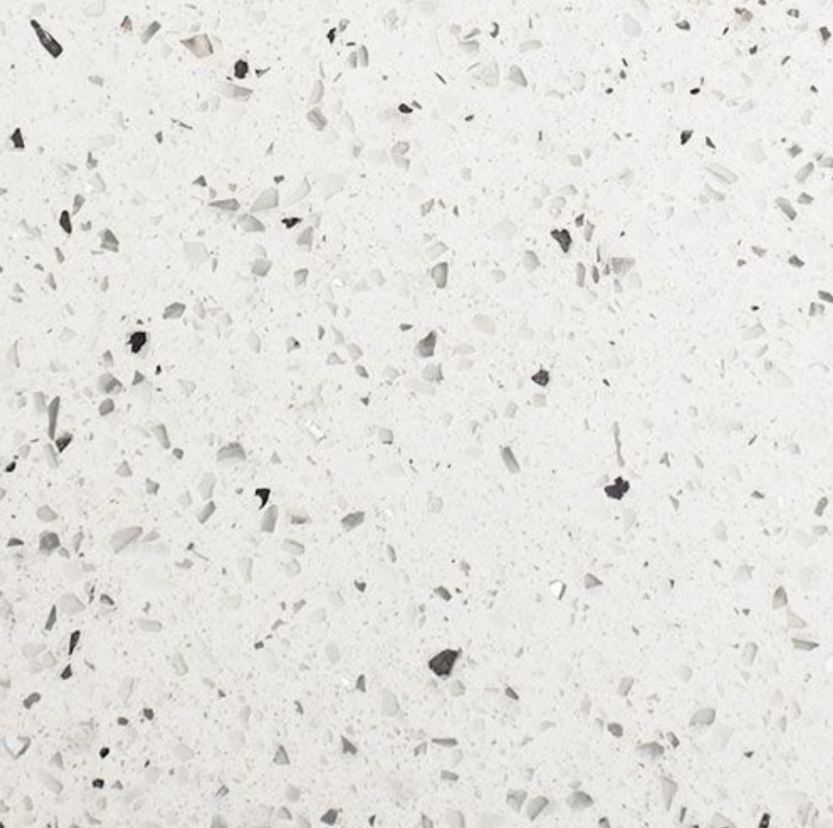 Sparkling Shimmer Blanco White Quartz 30x30cm Tile - Luxury Tiles UK