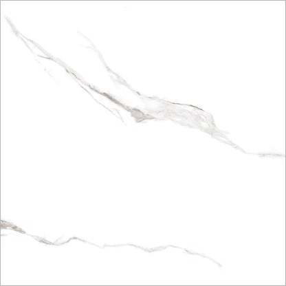 Carrara Marble Effect Gloss Tile 120x120cm