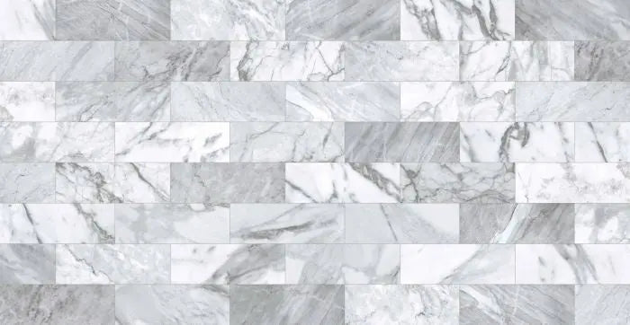 Metro Matt Marble Effect Wall Tile 10x30cm - Luxury Tiles UK