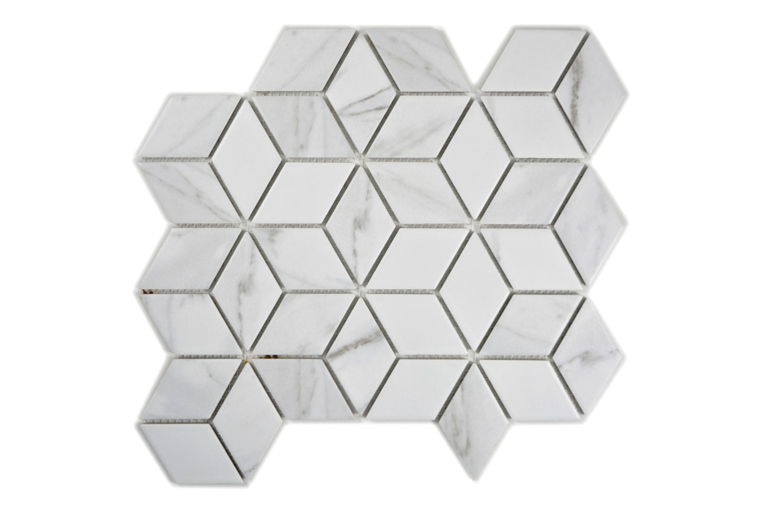 3D Staturio Matt Hexagon Decor Mosaic 266 x 305 mm