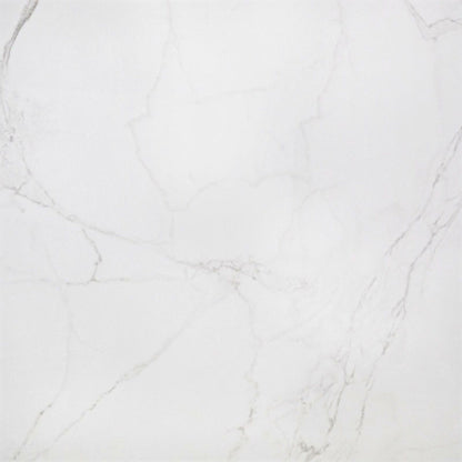 Bianca Polished White Marble EffectTile 800x800mm