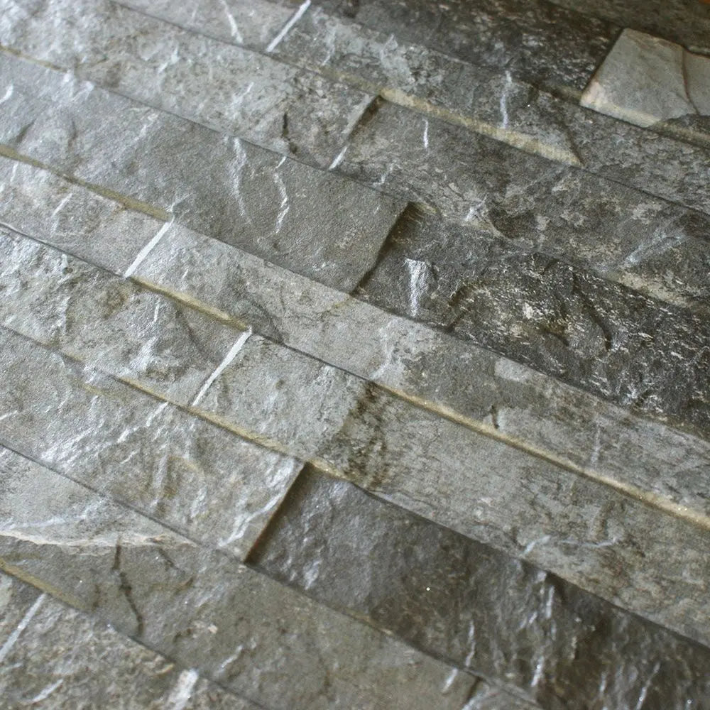 charcoal split face tile