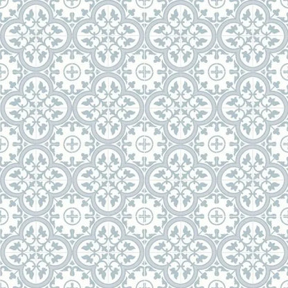 Charter Powder Blue classic pattern wall and floor tile