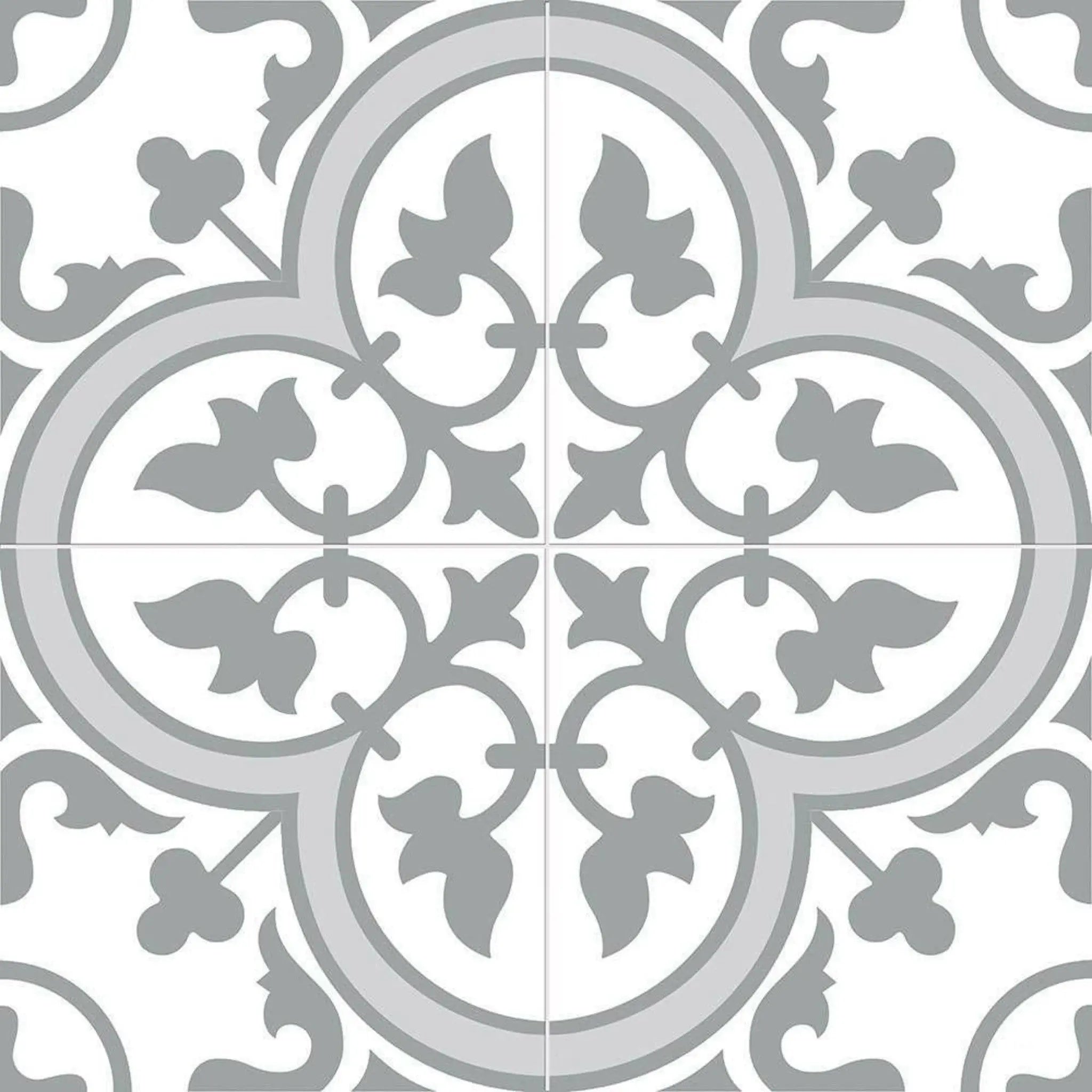 Charter Slate Grey classic pattern wall and floor tile - Luxury Tiles UK