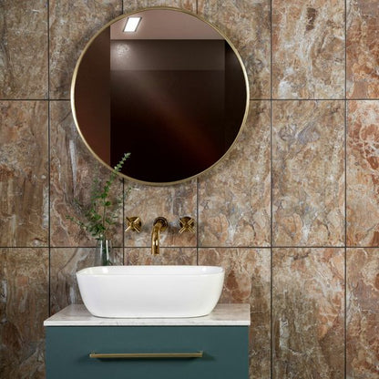 Brown Marble effect Ceramic Gloss Tiles