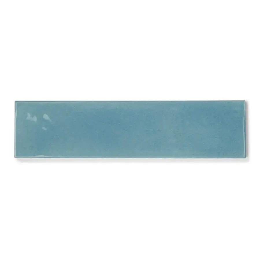 Sky Blue Gloss Metro 75x300mm Tile - Luxury Tiles UK