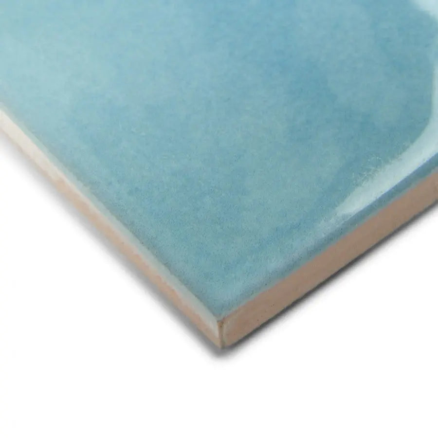 Sky Blue Gloss Metro 75x300mm Tile - Luxury Tiles UK