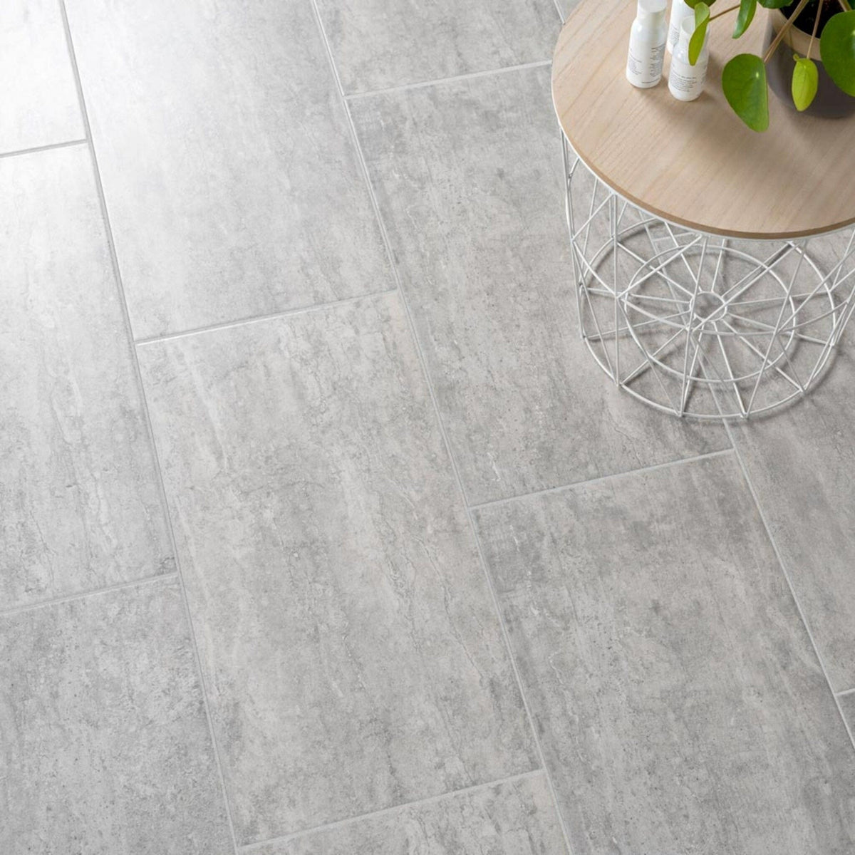 Cloud Grey Stone Effect Floor and Wall Tile – Luxury Tiles UK