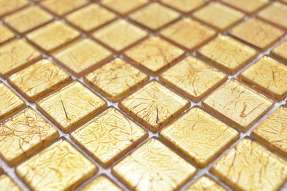 Gold Leaf 30cm x 30cm | 4mm Mosaic Wall Tile