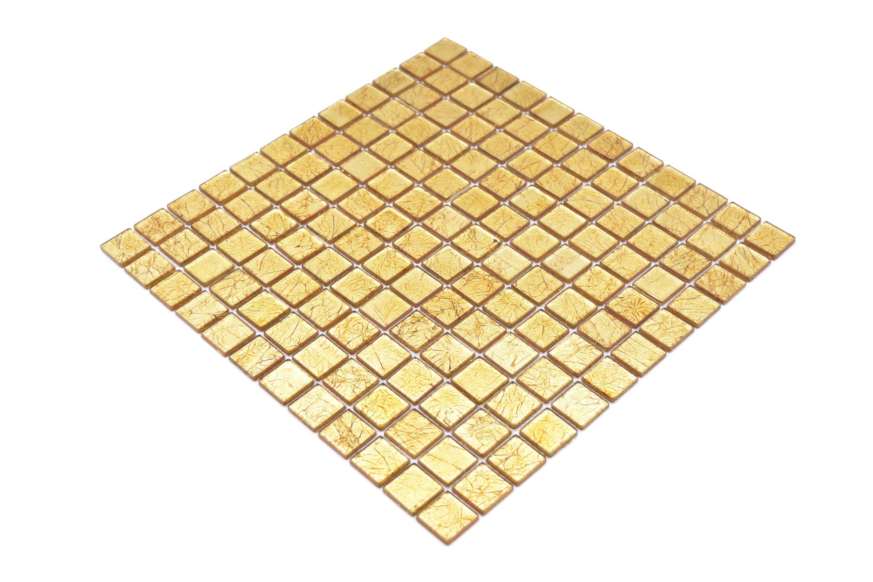 Gold Leaf 30cm x 30cm | 4mm Mosaic Wall Tile - Luxury Tiles UK