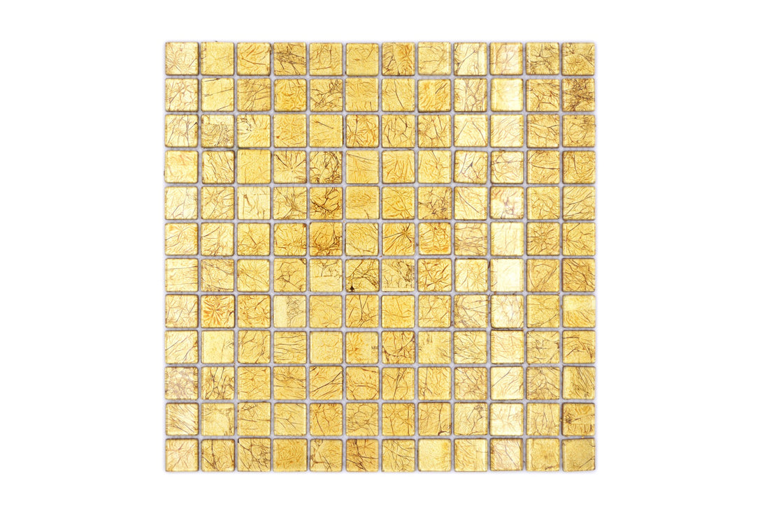 Gold Leaf 30cm x 30cm | 4mm Mosaic Wall Tile