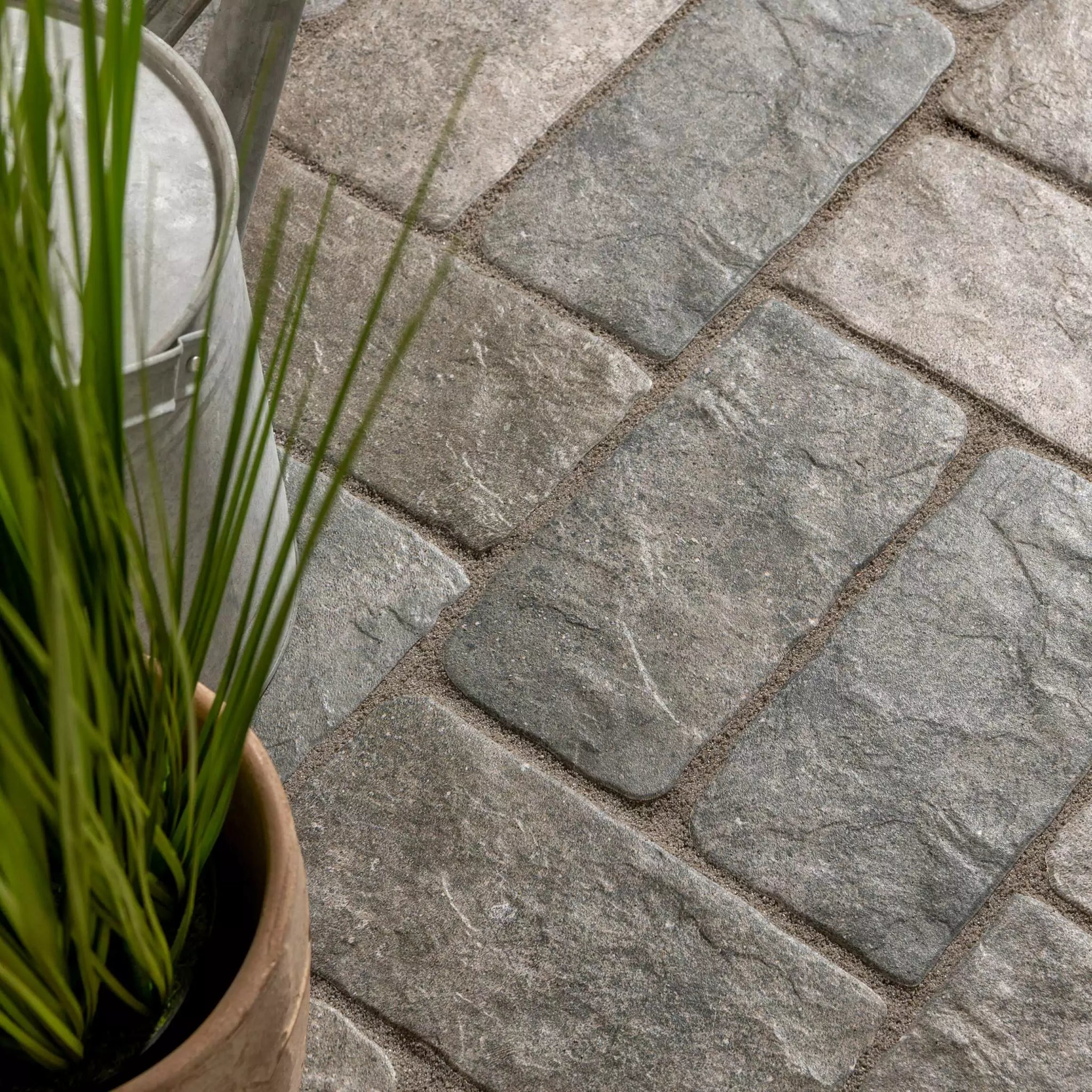 Cobblestone Grey Brick Effect Paving Tile - Luxury Tiles UK