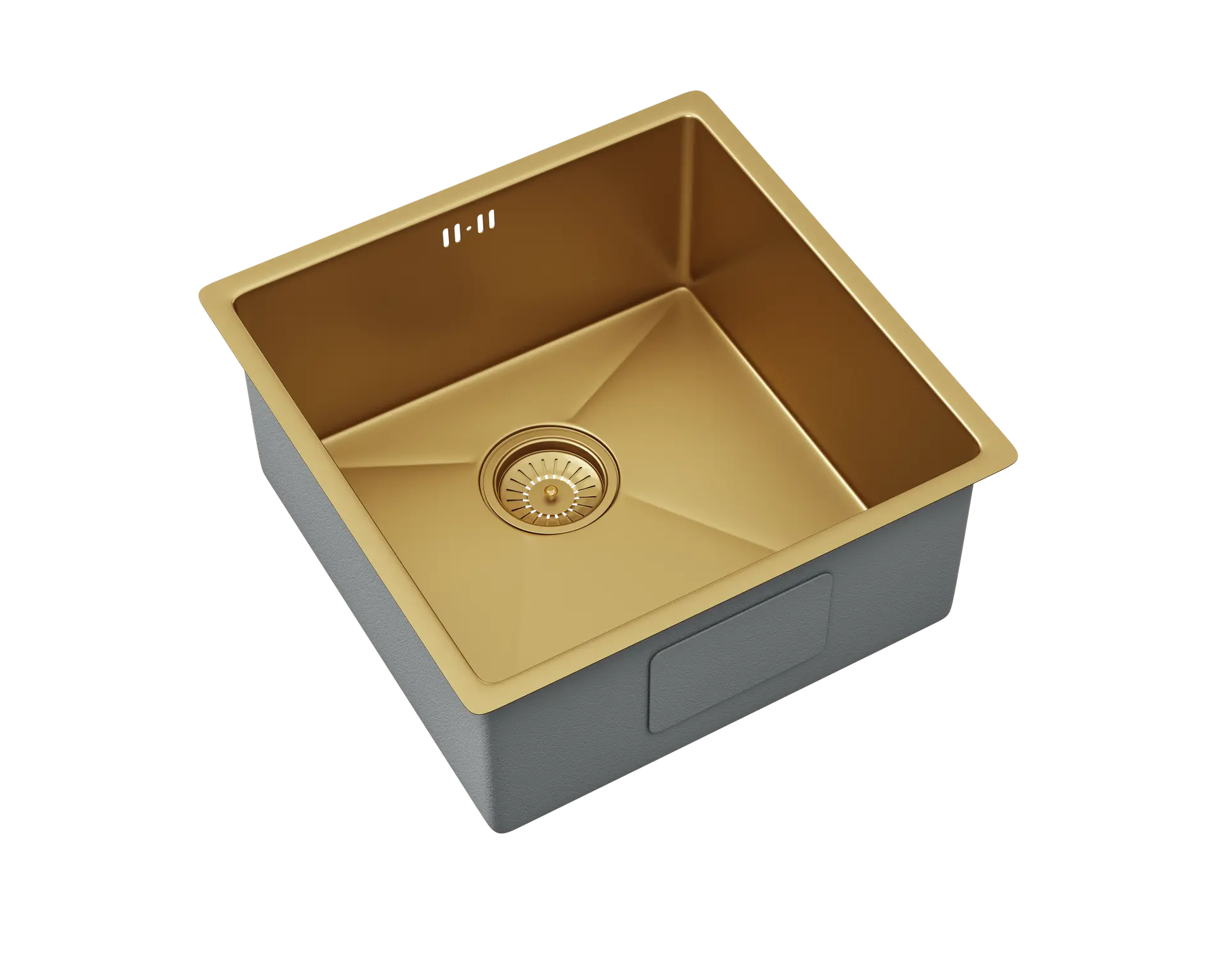 Midas Lalot Gold Undermount Kitchen sink with waste Luxury Tiles