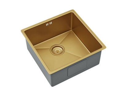 Midas Lalot Gold Undermount Kitchen sink with waste Luxury Tiles