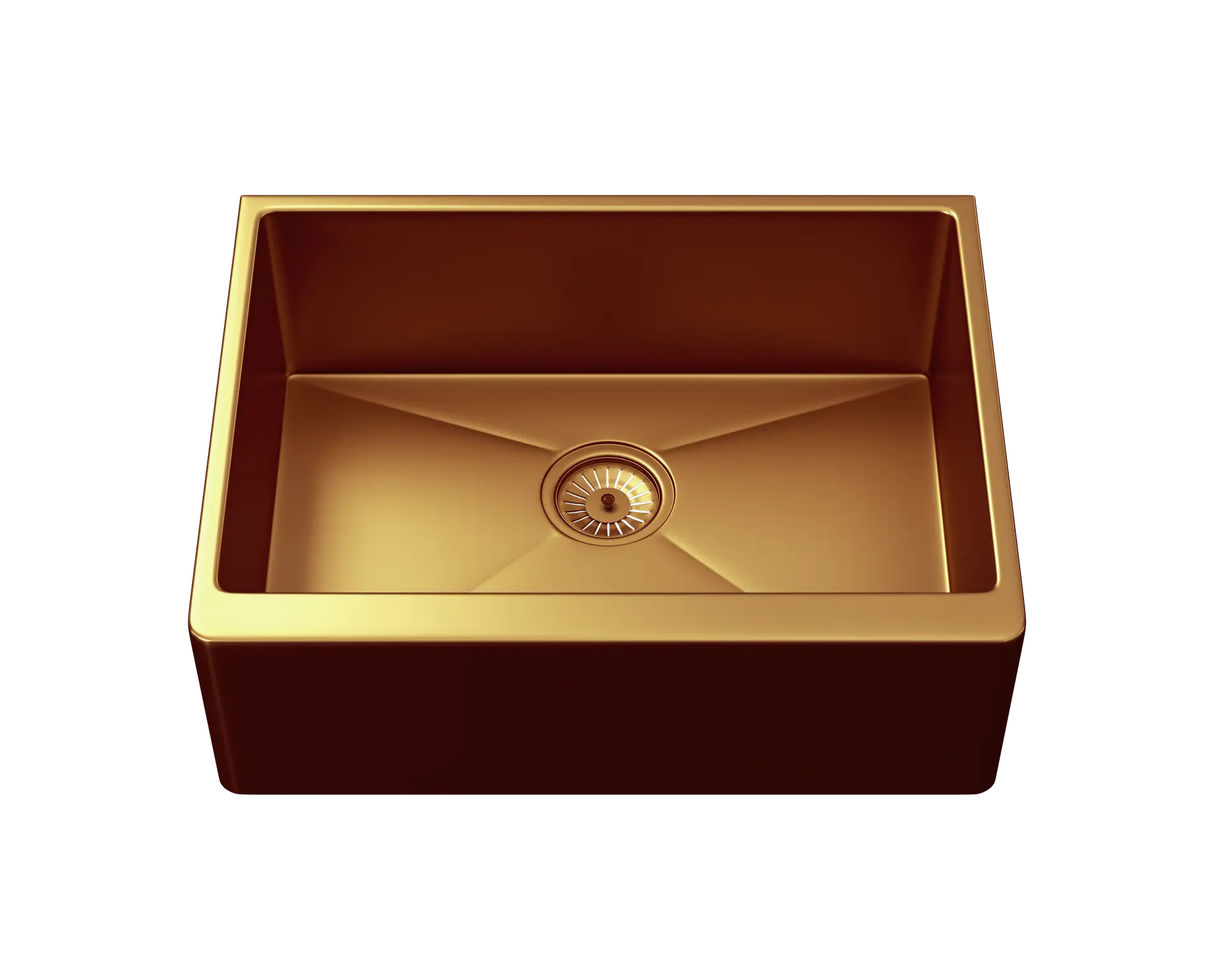 Excel 1 Bowl Stainless Steel Belfast Style Kitchen Sink - Copper Ellsi