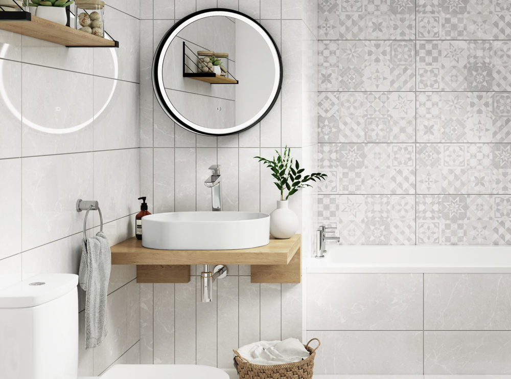 Darlington Patchwork Wall Tile 600x300mm - Luxury Tiles UK