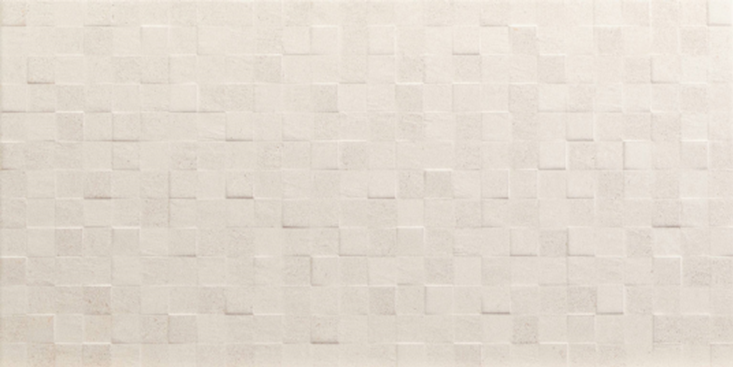 Textured White Décor 250x500mm Tile - Luxury Tiles UK