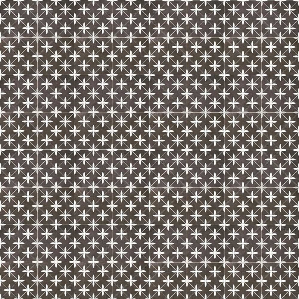 Dove Black Pattern Tiles 45x45cm - Luxury Tiles UK