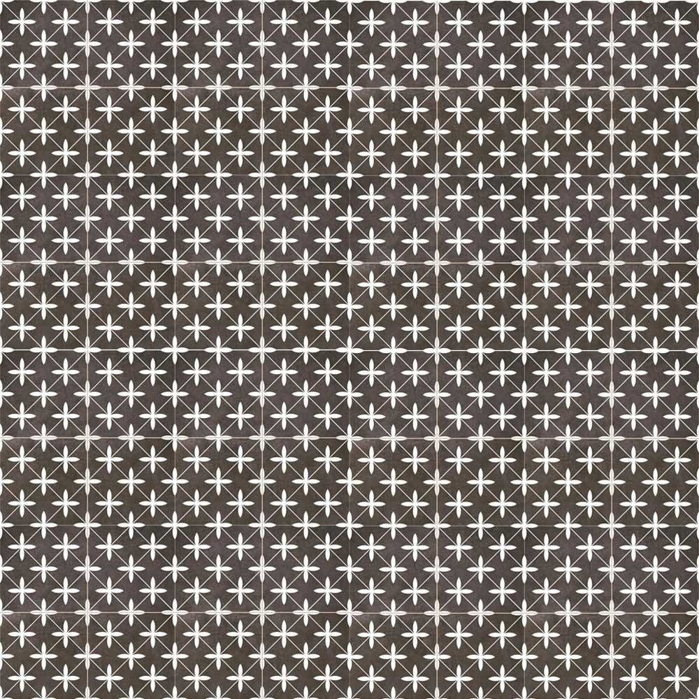 Dove Black Pattern Tiles 45x45cm - Luxury Tiles UK